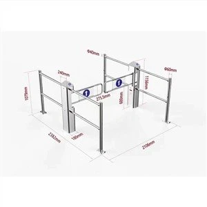 Supermarket Entrance Speed Swing Gate Counter Access Control Turnstile